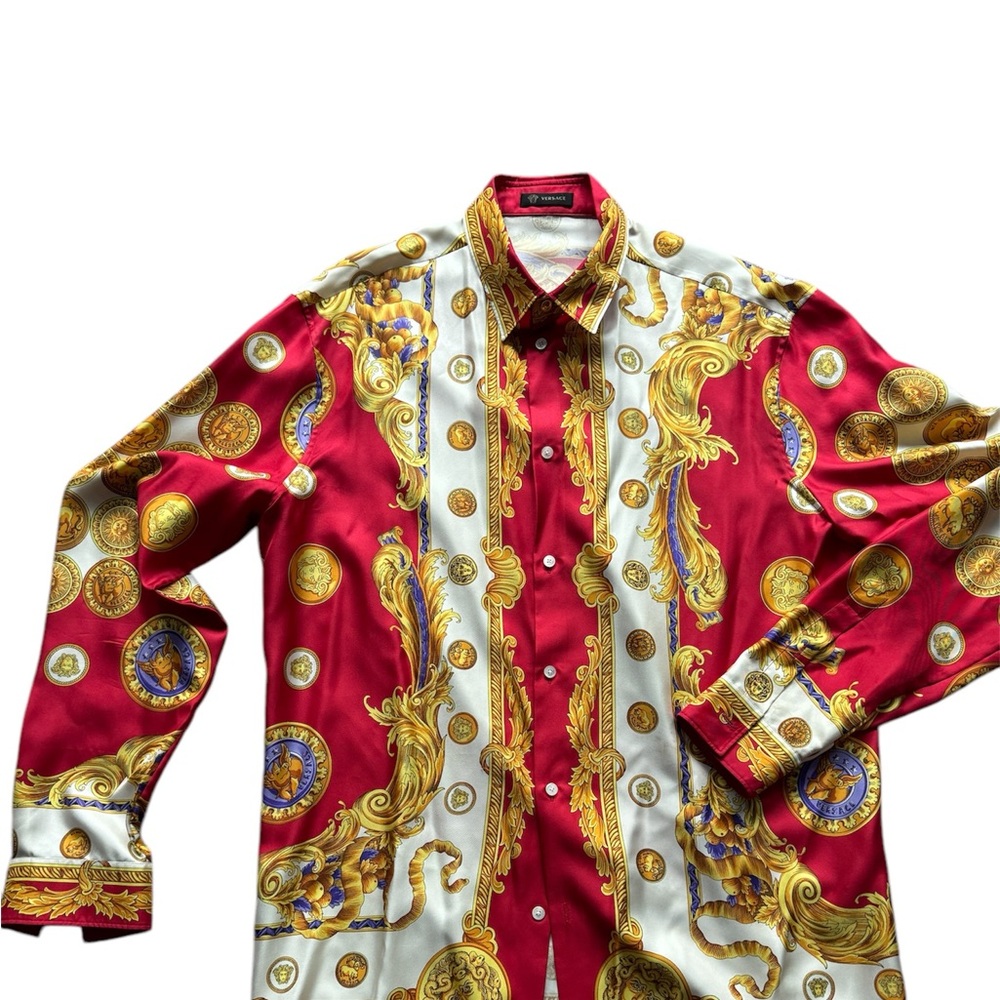 Versace silk printed shirt - Picture 2 of 6